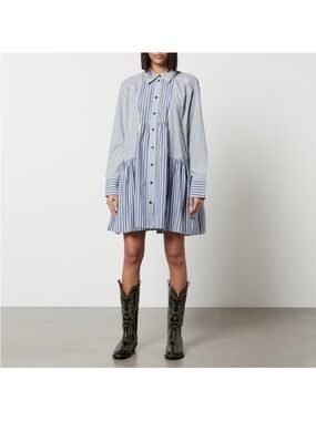 long sleeve v neck dress mini Long Sleeve Deep Plunge Mini Dress in Red - 2
